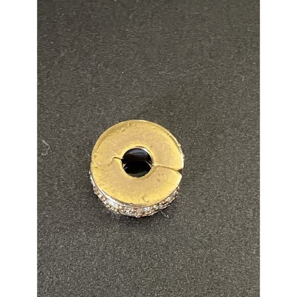 PANDORA Gold Tone Clip Charm ALE MET Retired - Picture 4 of 6